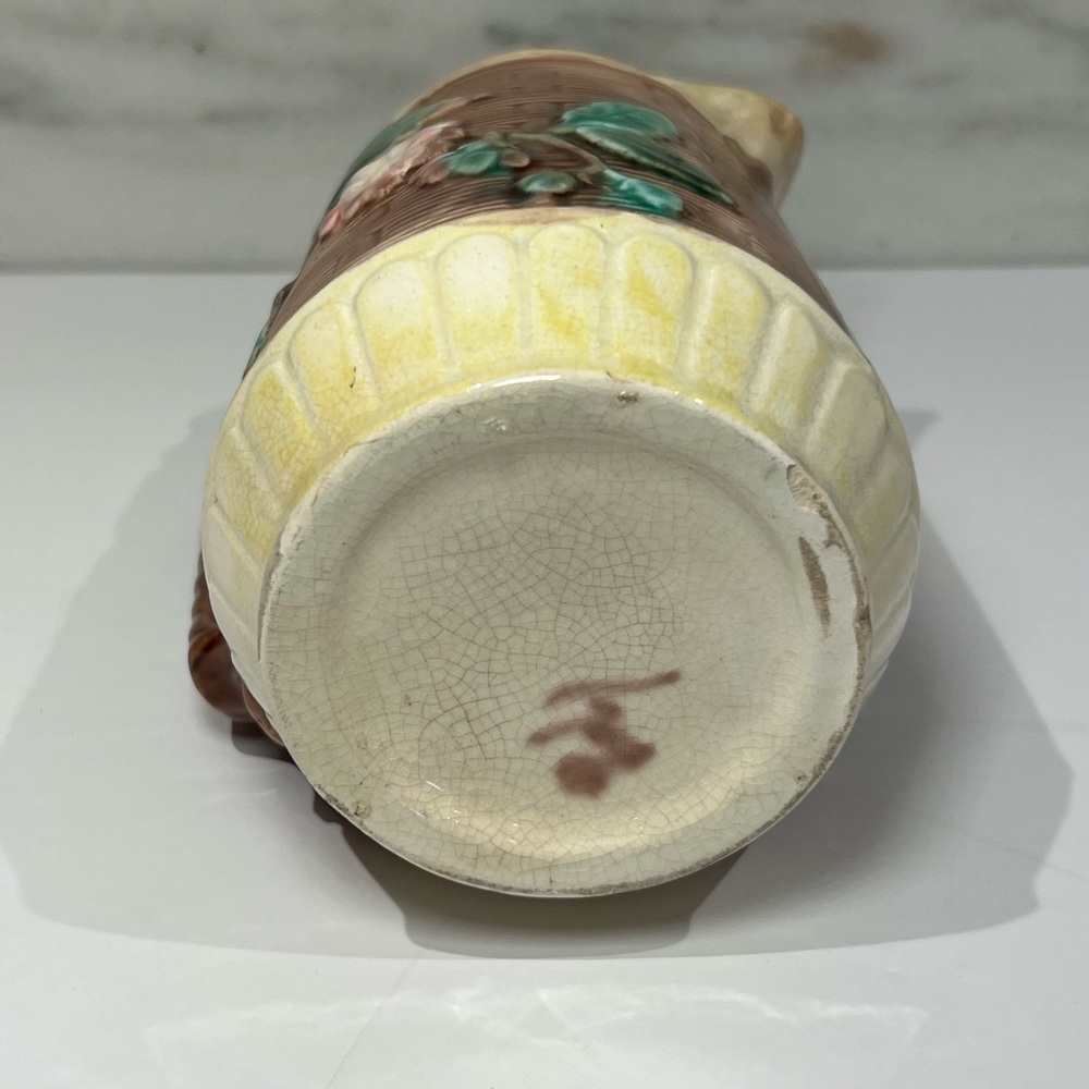 Antique majolica pitcher - Picture 4 of 4